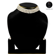 Buy Pearls Stretched Necklace from online jewellery store Taj Pearl