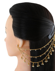 Check out Latest Design of ear chains at best price from Anuradha Art 